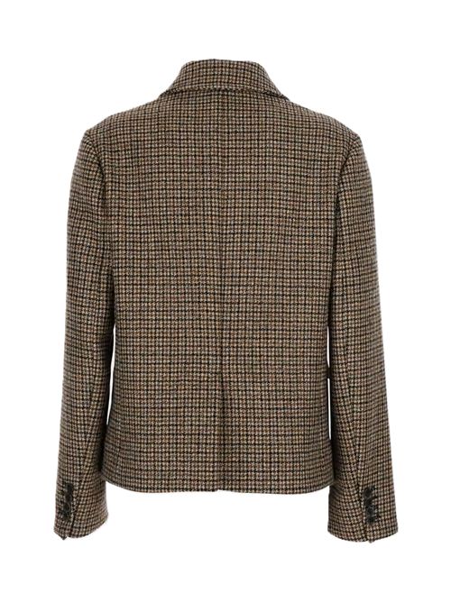 Giacca completo overshirt pied-de-poule P.a.r.o.s.h. | D420478LAURIE804 FANT BEIGE